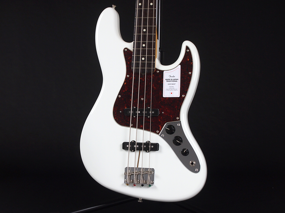 Fender Made in Japan Traditional 60s Jazz Bass Olympic White 