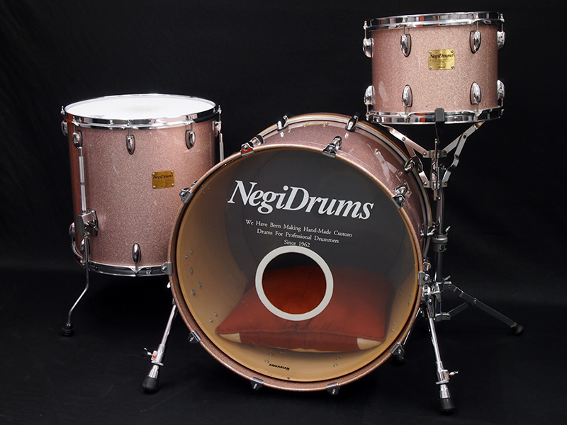 NegiDrums Beech Drum Set 22,12,16 税込販売価格 ￥86,400- 中古品 老舗ガレージメーカー、ネギドラムの