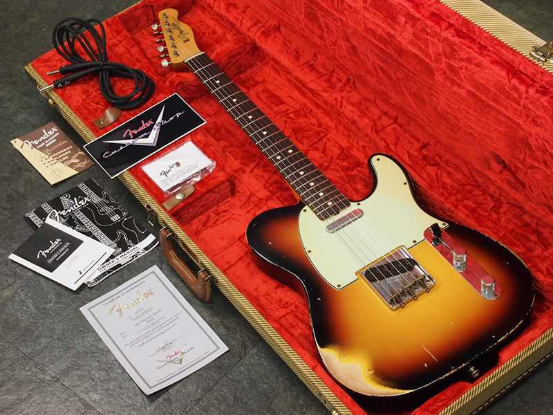 Fender USA Custom Shop Team Built Custom 1963 Telecaster Relic 3CS