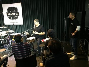 Toshi Kasuga russ miller drum set sonix hamamatsu hal-sonic