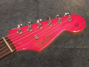 フェンダー　ジャパン　ストラトキャスター　STRATOCASTER 1962 アッシュ　ピンク　Trans Pink