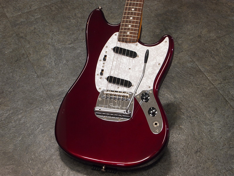 喜ばれる誕生日プレゼント FenderJapan ムスタング キャンディレッド MG69 エレキギター