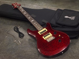 ポールリードスミス PRS standard　スカーレット　レッド　カスタム　ベベルド　LTD トラ杢　キルト