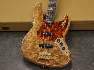 モモセ BACCHUS  deviser JAZZ BASS マーブルウッド　BURL MAPLE 　バールメイプル