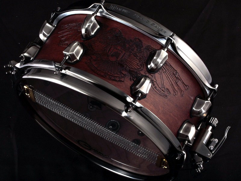 Mapex “WARBIRD” BPMW255LWH / Chris Adler Signature Snare Drum最終