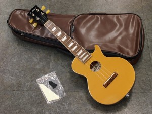 キワヤ　ロック　ウク　ウクレレ　ロックユーク　レスポール　LP ukulele エレキ　エレウク　エレアコ　初心者　EQ