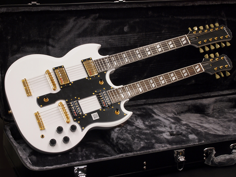 Epiphone Limited Edition G-1275 Double Neck Alpine White/Gold 