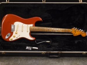 fender ストラトキャスター　カプリオレンジ　inter national color series モロッコレッド