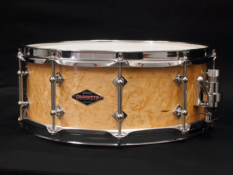 Craviotto BIRDSEYE MAPLE 14”x5.5″ 2016 NAMM MODEL 税込販売価格 ...