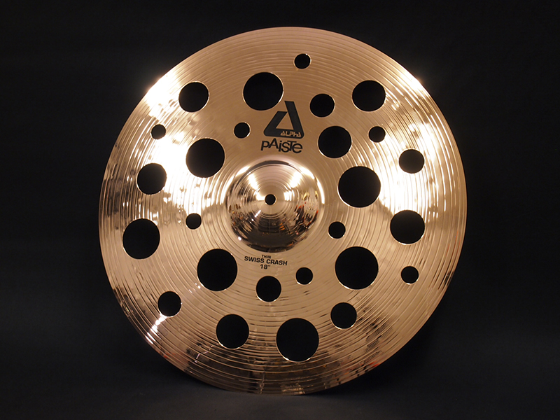 Paiste Alpha Brilliant Thin Swiss Crash 18 税込販売価格 ￥16,200