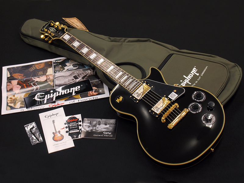 Epiphone Lespaul custom Ebony エピフォンレスポール