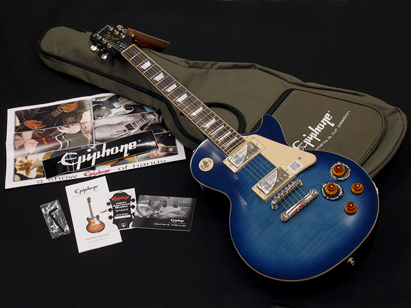 Epiphone Les Paul Standard Plus-Top Pro TL (Trans Blue) 税込販売