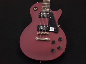 エピフォン レスポール　スタジオ　ウォーン　チェリー　初心者　入門　ビギナー　女性　女子　子供　WINE RED 赤