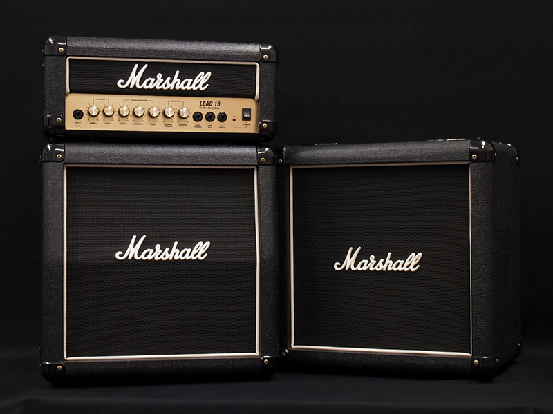 Marshall G15MS Microstack Amp 税込販売価格 ￥39,800- 中古 1×10”キャビネットを2台重ねたフルスタックアンプ 。家庭用3段スタックの中古品が入荷!! « 浜松の中古楽器の買取＆販売 ギターとリペア(修理)の事ならソニックス