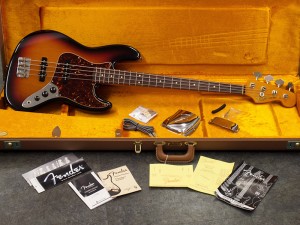 フェンダー　ジャズベース　スタンダード　USA ジャズベ　VINTAGE SUNBURST 3TS 1962　JB62