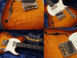 ドングロシュ　ドングロッシュ　telecaster thin line taylor レトロ　クラシック　vintage