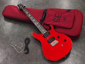 ポール　リード　スミス　PRS オリアンティ　スパークルレッド　SE custom 24 22 カスタム　cherry