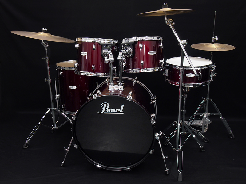 Pearl ドラムセットFZ725/C No91ワインレッド 税込販売価格 ￥54,000