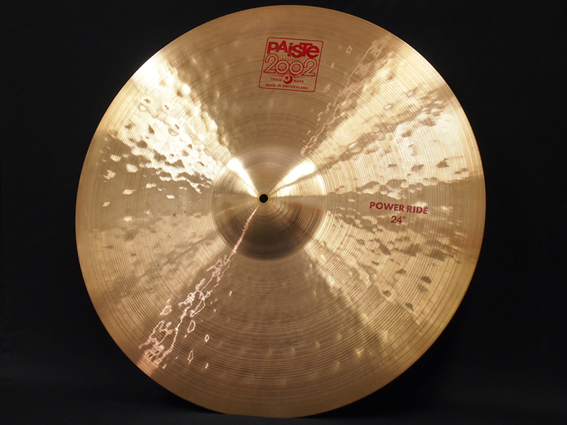 Paiste 2002 Power Ride 24インチ/4,438g 税込販売価格 ￥29,800- 中古