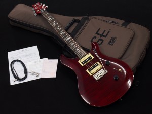 PRS ポールリードスミス　カスタム　22　サンタナ　santana　初心者　ブラックチェリー black Cherry scarlet red スカーレット　レッド