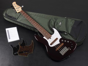 エキゾチック　ベース　5弦　5st ブラックチェリー　メタリック　PCI BCM ACTIVE LINDY 5ST アトリエZ atelier Z moon bacchus momose リンディーフレーリン JB Jazz Bass 　hi-c high c ハイ hi