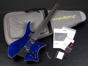 ストランドバーグ　Boden J-Series J6 Standard　ボーデン　jシリーズ　ヘッドレス　steinberger スタインバーガー　VG guitar roland boss 6-strings 6弦　6st  Blue 