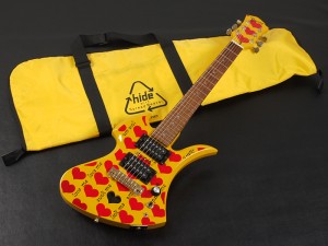 フェルナンデス ヒデ　hide x エックス　ジャパン　japan model モデル　イエローハート　バーニー　fernandes mini guitar ミニギター　モッキンバード　mockingbird スピーカー内蔵