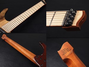 ストランドバーグ　Boden J-Series J6 Standard　ボーデン　jシリーズ　ヘッドレス　steinberger スタインバーガー　headless guitar  7-strings 7弦　7st ナチュラル　ブラック　リンバ　メイプル maple　スタンダード