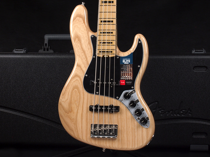 Fender American Elite Jazz Bass V Ash Natural 税込販売価格