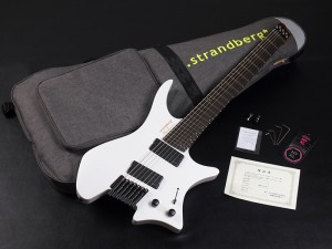 ストランドバーグ　Boden J-Series J6 ボーデン　jシリーズ　ヘッドレス　steinberger スタインバーガー　headless guitar  7-strings 7弦　7st メイプル maple スタンダード パールホワイト ホワイト スタンダード オーダーメイド　order made  LTD made  in japan 国産 日本製 ダイナ Dina Dyna