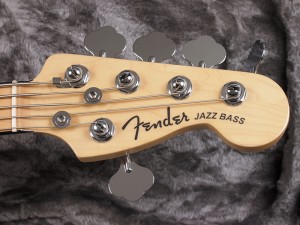 フェンダー　アメリカン エリート　ジャズベース　Deluxe デラックス  ビンテージ  vintage standard スタンダード　5st 5弦　Maple Neck MN　アクティブ　active  JB 62 64 タバコ　サンバースト 