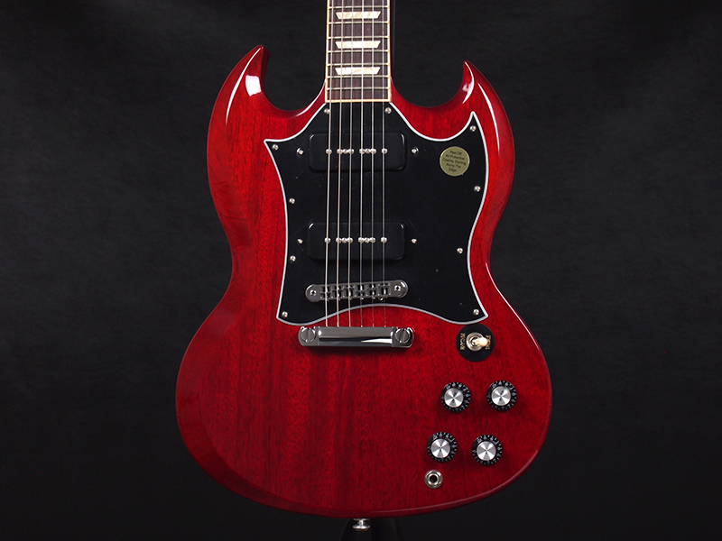 Gibson Sg Standard P 90 16 T Heritage Cherry 税込販売価格 138 000 新品 P 90を搭載した Sgスタンダード ギブソン社ストックの16年製が入荷 浜松の中古楽器の買取 販売 ギターとリペア 修理 の事ならソニックス