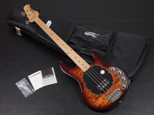 ミュージックマン Stingray スティングレイ スティング レイ S.U.B EX SX active ray4 スターリン スターリング 4 strings 弦　キルテッド　キルト　メイプル　アイランド　バースト　サンバースト　sunburst 2 tone 3 color カラー　トーン　レッチリ　フリー　flea bass 