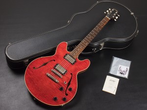 コリングス セミアコ ES-335 ES-336 ES-339 mini small GIbson ビル コリングス 小型 ブルース Blues Fusion Jazz ジャズ　フュージョン　フルアコ　Ibanez AM AR USA フェイテッド　フェイデット　チェリー　wine red 