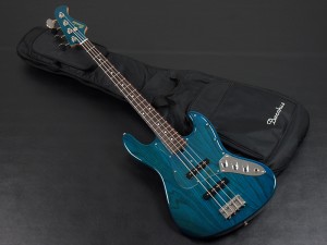 バッカス deviser ディバイザー jazz precision bass WL ウッドライン woodline ジャズベース 初心者 入門 ビギナー 女子 子供 女性 アッシュ シースルー　ブルー　トランス　trans trance see through blue