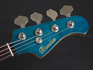 バッカス deviser ディバイザー jazz precision bass WL ウッドライン woodline ジャズベース 初心者 入門 ビギナー 女子 子供 女性 アッシュ シースルー　ブルー　トランス　trans trance see through blue