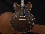 ギブソン ES-335 es330 セミアコ フルアコ シンボディ thin body ES-275 ES-335 ジャズ ブルース セミアコ Jazz Blues semi acoustic nashville memphis ナッシュビル メンフィス サテン　ウォルナット ブラウン 茶 つや消し Brown oil オイル セミホロー 2017 2018 2016 2019