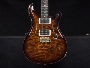 u31968 Paul Reed Smith　Custom 24 Quilt 10 Top Black Gold Burst Natural Binding