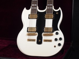 ギブソン SG DOUBLE NECK Limited Edition Alpine White ANTIQUE ダブルネック ドン フェルダー ジミー ペイジ アンティーク ホワイト アルペン Don Felder Jimmy Page Eagles イーグルス レッド ツェッペリン Led Zeppelin EDS1275 CS Custom shop カスタムショップ 