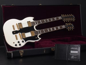 ギブソン SG DOUBLE NECK Limited Edition Alpine White ANTIQUE ダブルネック ドン フェルダー ジミー ペイジ アンティーク ホワイト アルペン Don Felder Jimmy Page Eagles イーグルス レッド ツェッペリン Led Zeppelin EDS1275 CS Custom shop カスタムショップ 