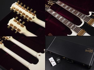 ギブソン SG DOUBLE NECK Limited Edition Alpine White ANTIQUE ダブルネック ドン フェルダー ジミー ペイジ アンティーク ホワイト アルペン Don Felder Jimmy Page Eagles イーグルス レッド ツェッペリン Led Zeppelin EDS1275 CS Custom shop カスタムショップ 