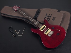 ポール リード スミス PRS Paul reed Smith カスタム ブラックチェリー ブラック チェリー スカーレット レッド scarlet red 22 10top first CE24 初心者 入門 ビギナー 女性 女子 サンタナ santana