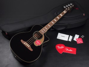 フェンダー アコースティック エレアコ ベース アコベ acoustic Bass キングマン ブラック 黒 エボニー ebony CB-100CE BASS Jazz Blues eleaco California Player series カリフォルニア プレイヤー シリーズ