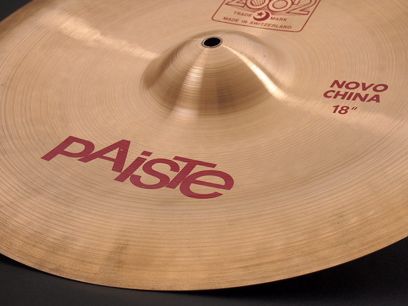 Paiste 2002 NOVO CHINA 18” 税込販売価格 ￥18,900- 中古 パイステ を代表する2002シリーズでも最も人気の