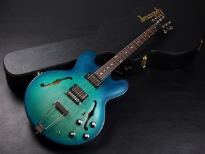 ギブソン ES-335 es330 セミアコ フルアコ シンボディ thin body es-125 ES-335 ジャズ ブルース セミアコ Jazz Blues semi acoustic nashville memphis ナッシュビル メンフィス John lennon ジョン レノン casino epiphone アクアマリン AQ Blue Sunburst ブルーサンバースト