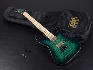 E-II　M-II NT HIPSHOT Black Turquoise Burst