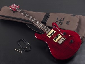 ポール リード スミス PRS Paul reed Smith カスタム ブラックチェリー ブラック チェリー スカーレット レッド scarlet red 22 10top first CE24 初心者 入門 ビギナー 女性 女子 サンタナ santana