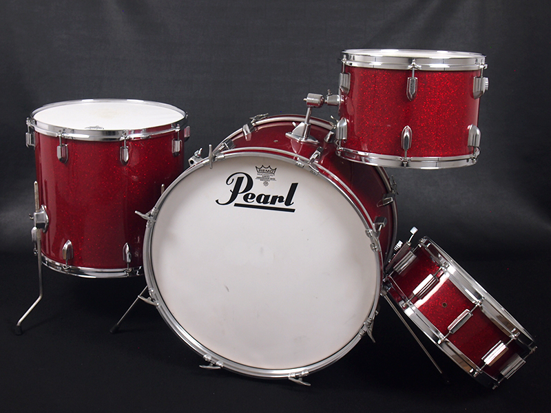 Pearl Dyna-max BD22″ TT13″ FT16″ SD14″ Red Sparkle 税込販売価格 