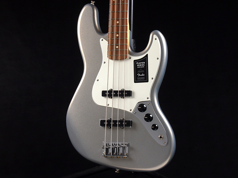 Fender Player Jazz Bass PF Silver 税込販売価格 ￥74,844- 新品 世界 