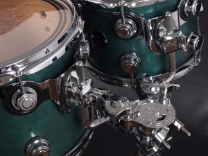 dw Collector's Maple Drum set emerald oil Stain エメラルド　ドラムセット